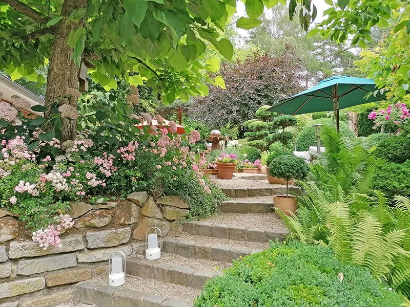 Von Hungerhoff gestalteter Privatgarten am Niederrhein – Bild 1